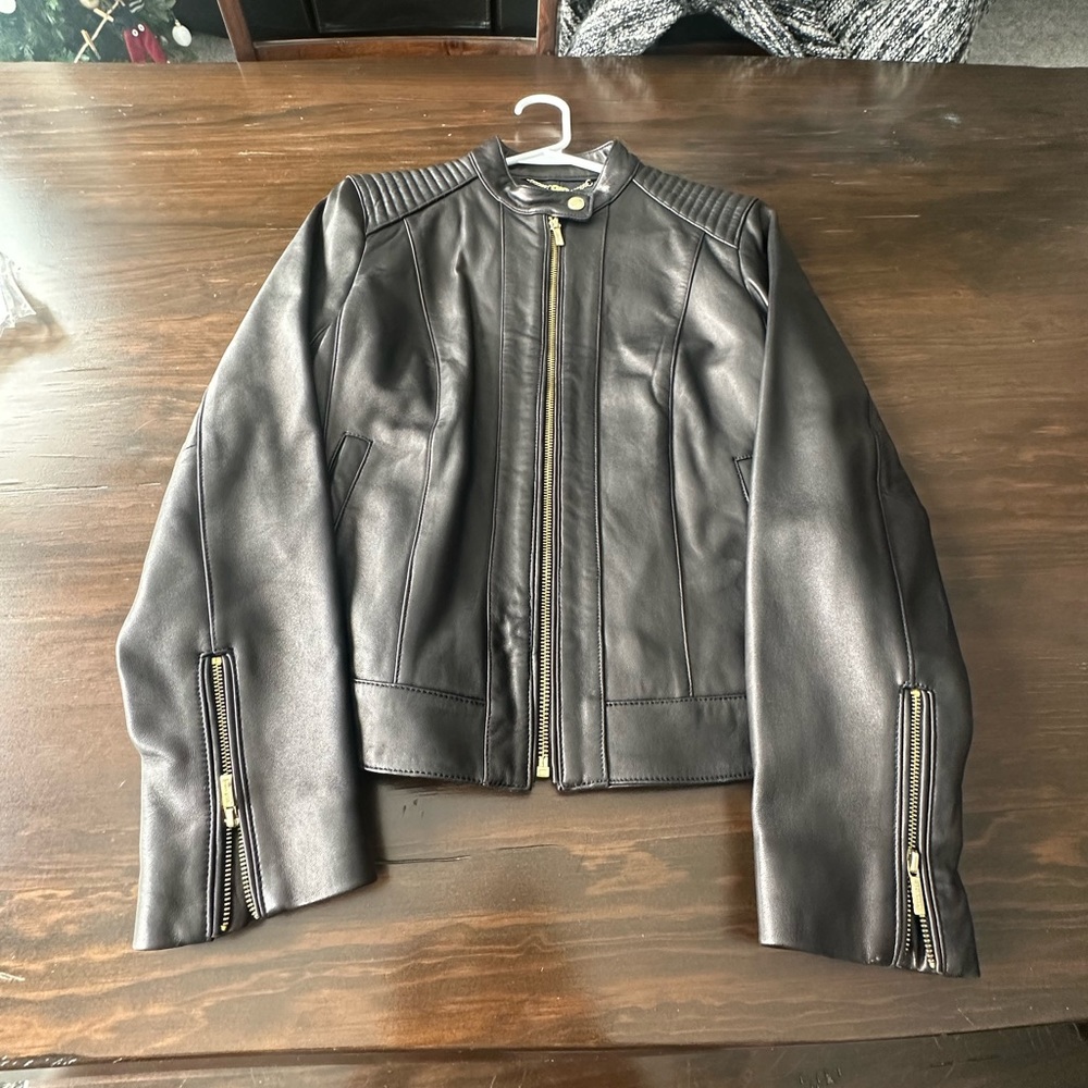 Cole Haan Women’s Leather Jacket Size M